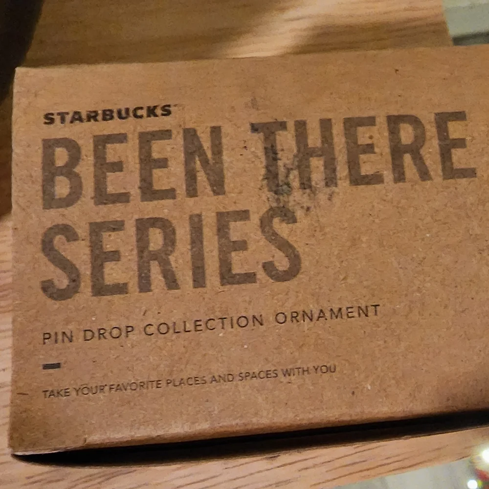 NWT Starbucks Been There Series Universal Orlando Pin Drop Collection Ornament